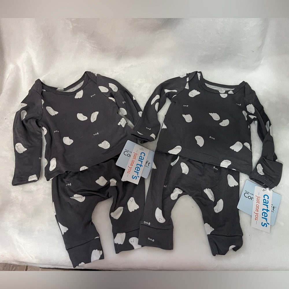 NWT Carter's Gray Ghost Baby Set for newborns
